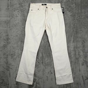 Brand New Laundry Jeans women Size 0 White Denim Straight Leg 5 Pocket NWT